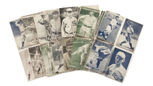 1921-1966 Exhibit Collection of 51 Cards with Ruth, Cobb and Gehrig 